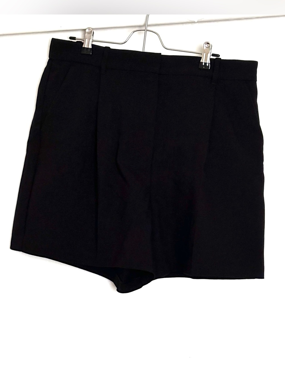 Abercrombie & Fitch Ultra High Rise Tailored Shorts Black Size L